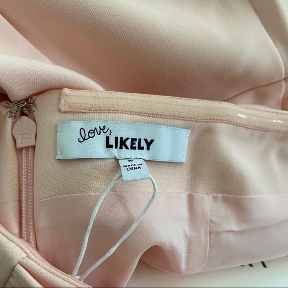 NEW Likely Bartolli Off Shoulder Pink Gown Dress - Picture 9 of 9